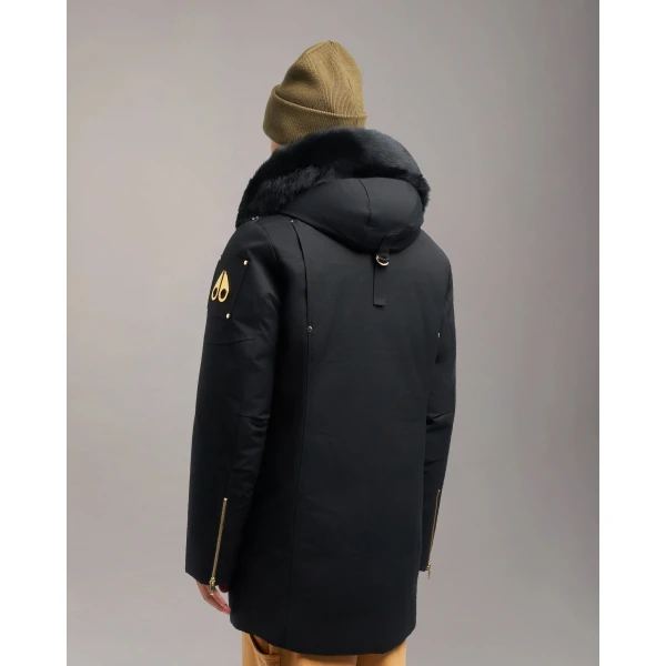 Moose Knuckles Gold Series Original Stirling Down Parka in Black | Men Coats | Luxury Shoes 