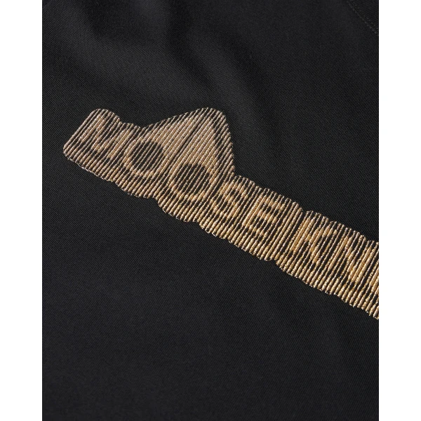 Moose Knuckles Gold Series Preston Logo T-Shirt in Black | T-shirts & vests | Luxury Shoes 