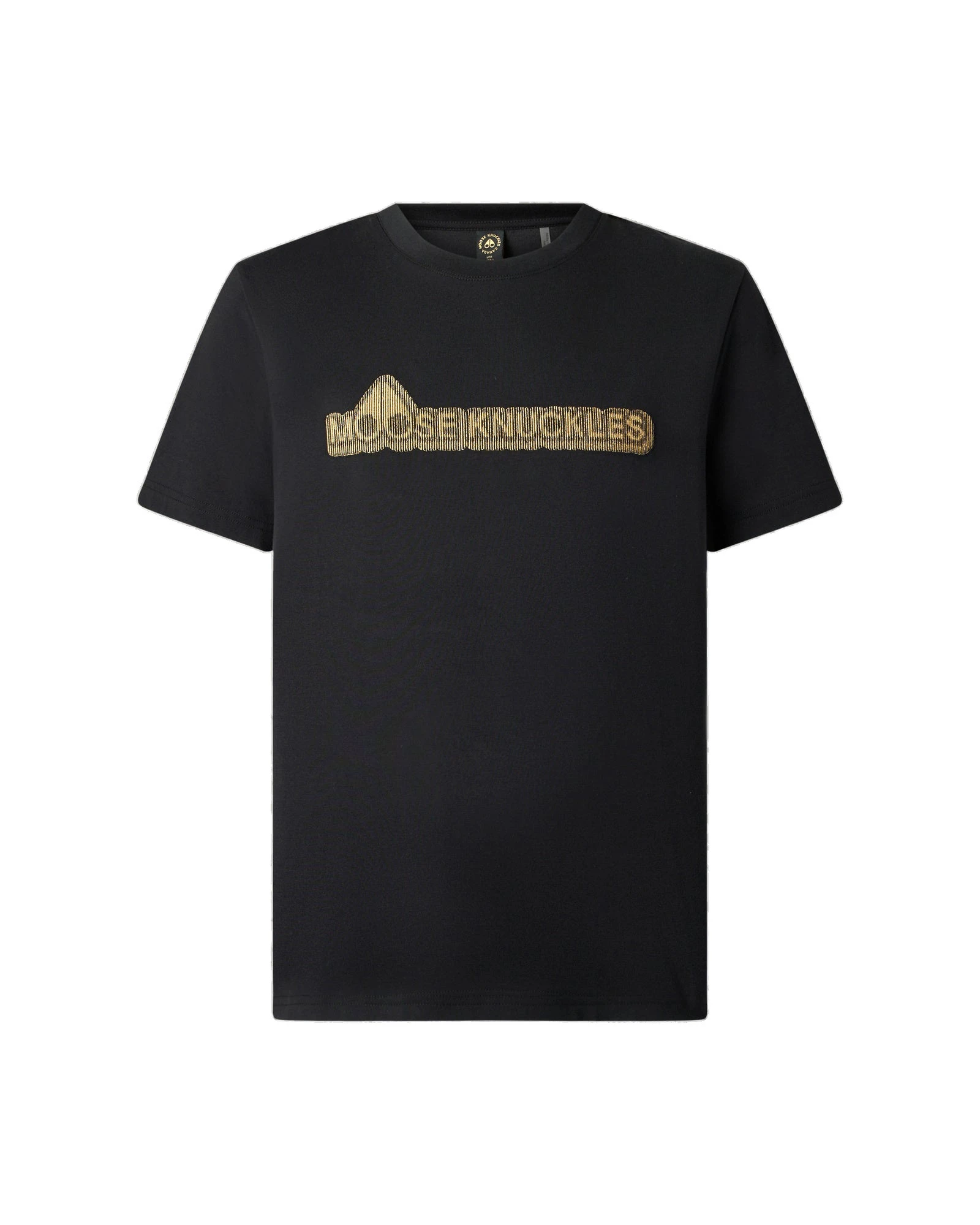 Moose Knuckles Gold Series Preston Logo T-Shirt in Black Moose Knuckles Gold Series Preston Logo T-Shirt in Black | Luxury Shoes