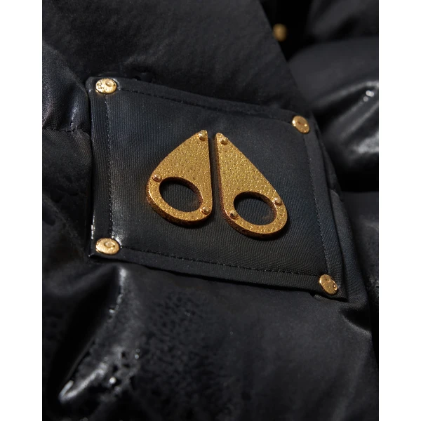 Moose Knuckles Gold Series Stagg Down Bomber in Black | Men Jackets | Luxury Shoes 