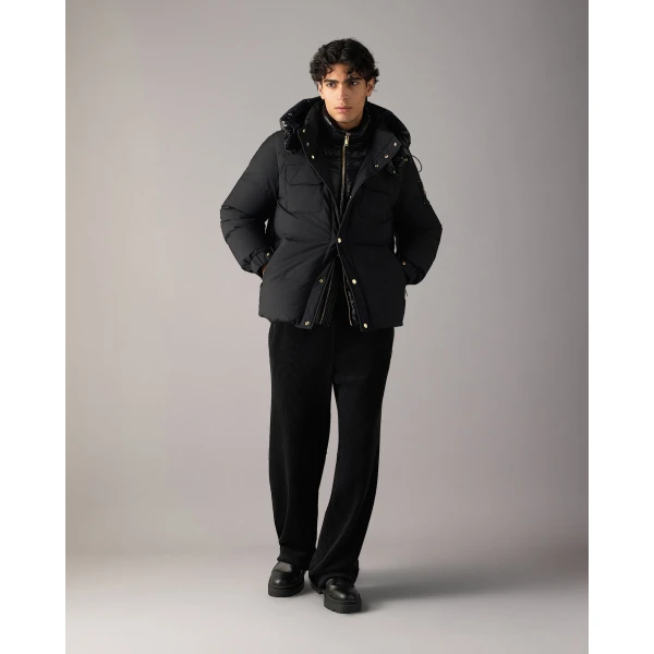 Moose Knuckles Gold Series Suthep Down Jacket in Black | Men Jackets | Luxury Shoes 