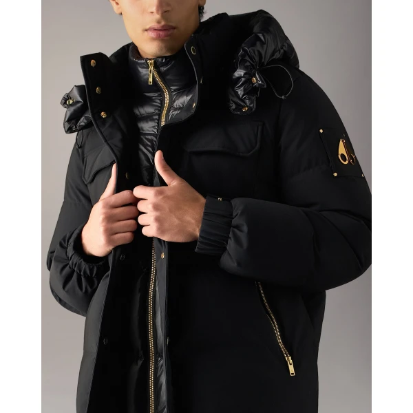 Moose Knuckles Gold Series Suthep Down Jacket in Black | Men Jackets | Luxury Shoes 