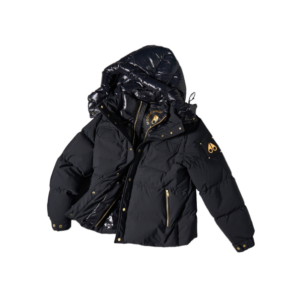 Moose Knuckles Gold Series Suthep Down Jacket in Black | Luxury Shoes 