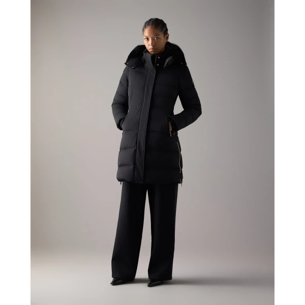 Moose Knuckles Gold Series Watershed Down Parka in Black | Coats | Luxury Shoes 