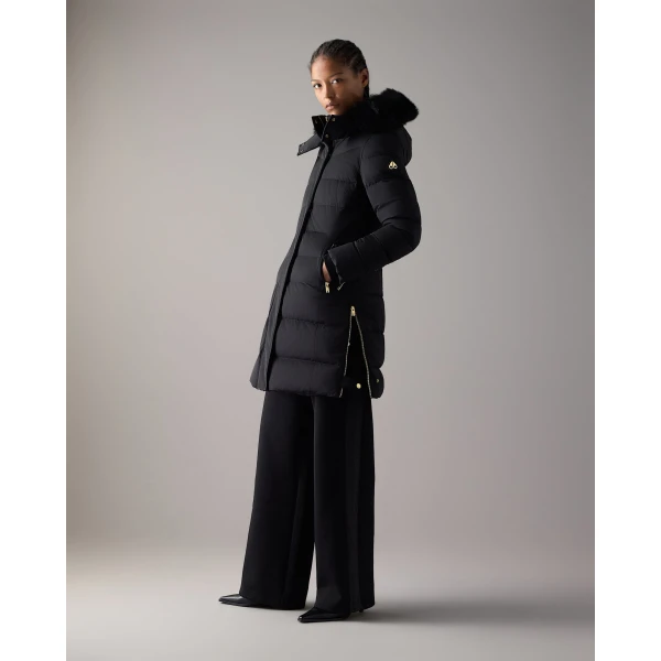 Moose Knuckles Gold Series Watershed Down Parka in Black | Coats | Luxury Shoes 