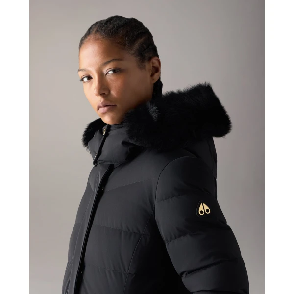 Moose Knuckles Gold Series Watershed Down Parka in Black | Coats | Luxury Shoes 