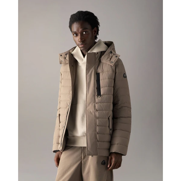 Moose Knuckles Greystone Down Jacket in Ashen | Men Jackets | Luxury Shoes 