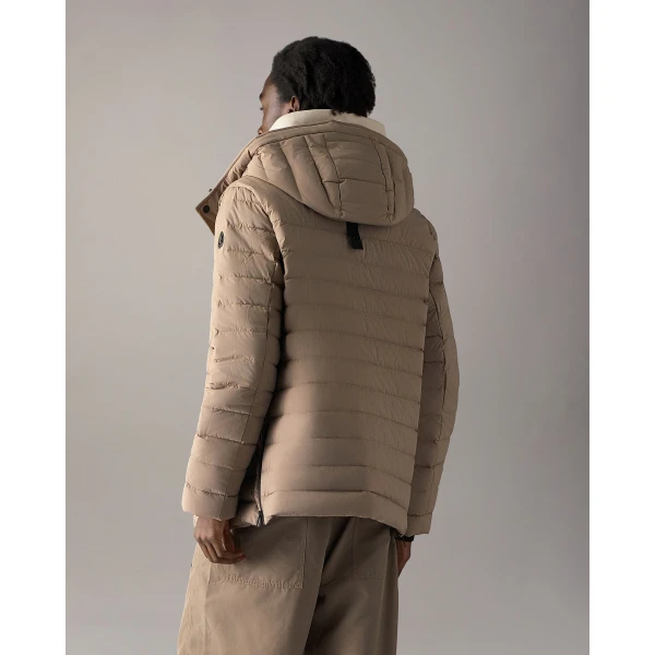 Moose Knuckles Greystone Down Jacket in Ashen | Men Jackets | Luxury Shoes 