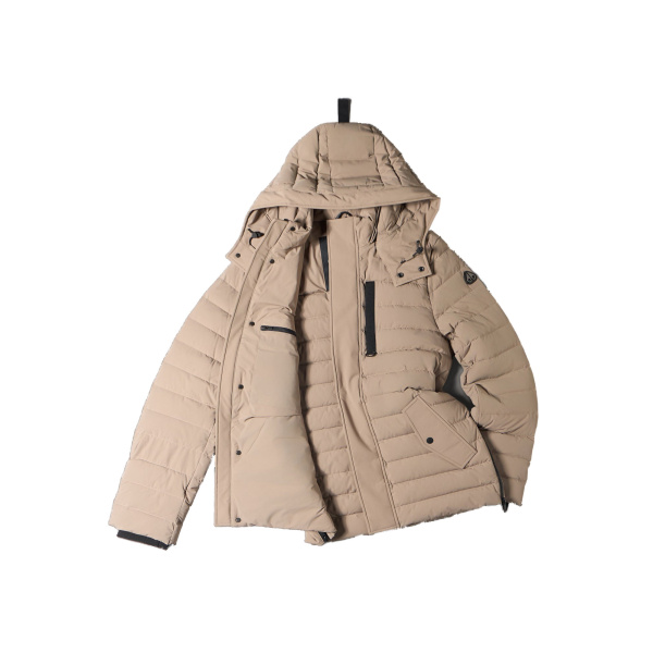 Moose Knuckles Greystone Down Jacket in Ashen | Luxury Shoes 