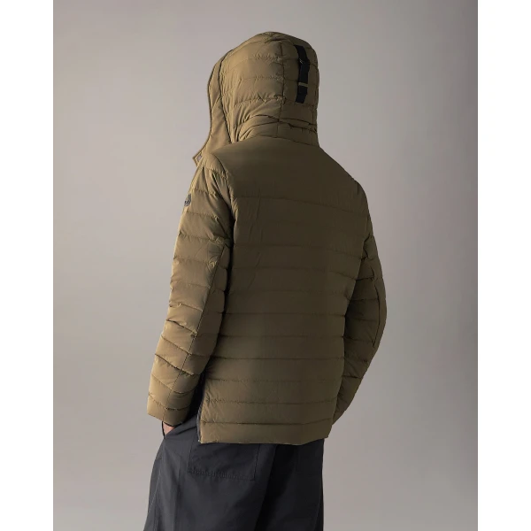Moose Knuckles Greystone Down Jacket in Combat | Men Jackets | Luxury Shoes 