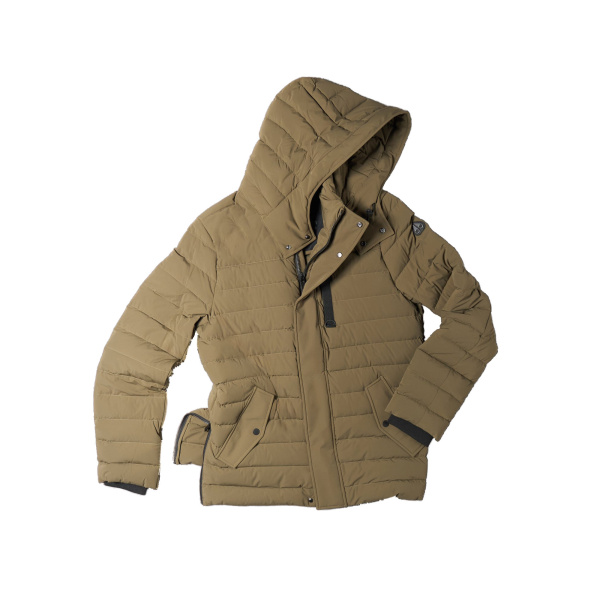 Moose Knuckles Greystone Down Jacket in Combat | Luxury Shoes 
