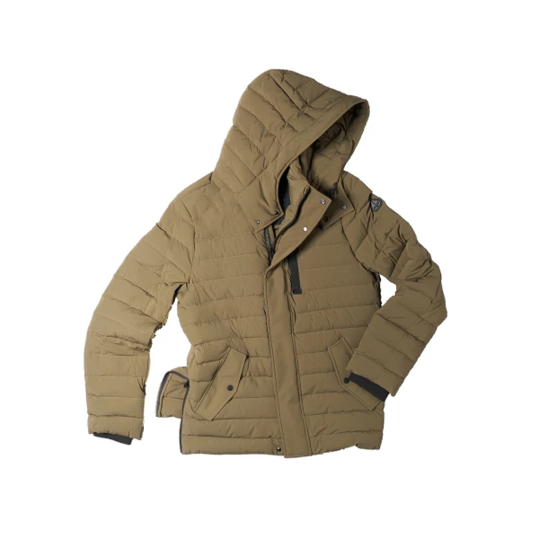 Moose Knuckles Greystone Down Jacket in Combat | Luxury Shoes 