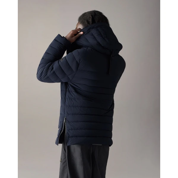 Moose Knuckles Greystone Down Jacket in Navy | Men Jackets | Luxury Shoes 