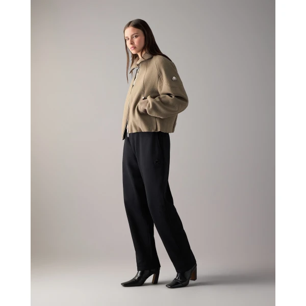 Moose Knuckles Grid 3-In-1 Wool Bomber Jacket in Ashen | Jackets | Luxury Shoes 