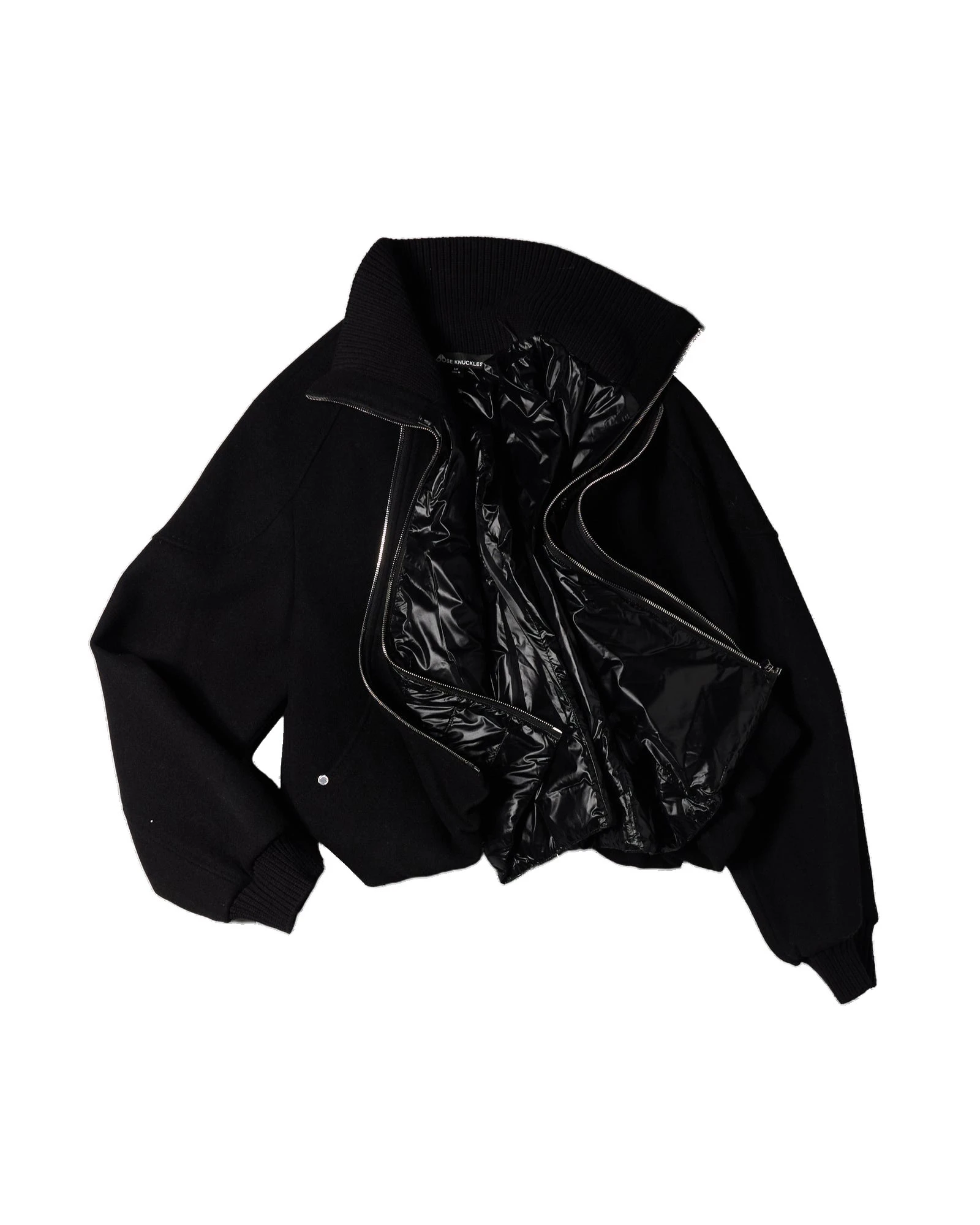 Moose Knuckles Grid 3-In-1 Wool Bomber Jacket in Black Moose Knuckles Grid 3-In-1 Wool Bomber Jacket in Black | Luxury Shoes