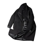 Moose Knuckles Grid 3-In-1 Wool Parka in Black | Luxury Shoes 
