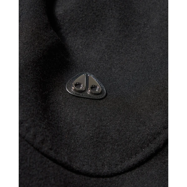 Moose Knuckles Grid 3-In-1 Wool Parka in Black | Wool Coat | Luxury Shoes 