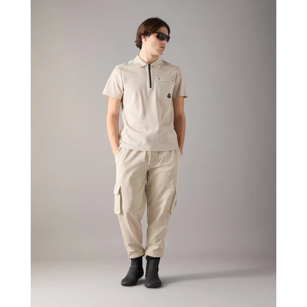 Moose Knuckles Hartsfield Cargo Joggers in Alabaster | Pants | Luxury Shoes 