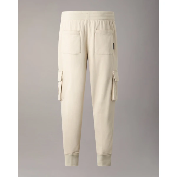 Moose Knuckles Hartsfield Cargo Joggers in Alabaster | Pants | Luxury Shoes 