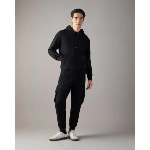 Moose Knuckles Hartsfield Cargo Joggers in Black | Pants | Luxury Shoes 
