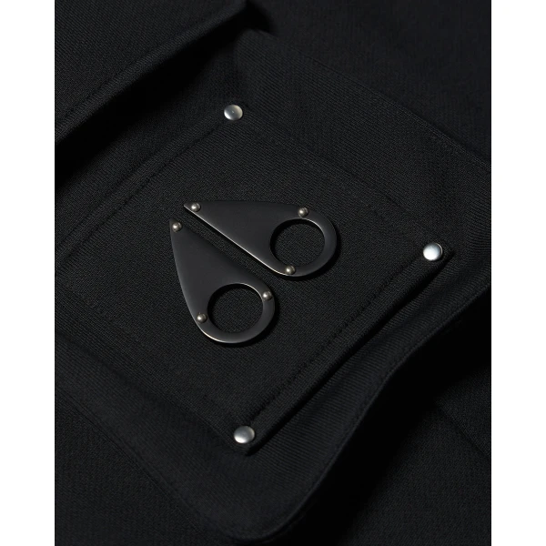 Moose Knuckles Hartsfield Cargo Joggers in Black | Pants | Luxury Shoes 