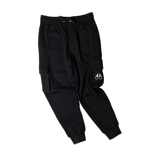 Moose Knuckles Hartsfield Cargo Joggers in Black | Luxury Shoes 