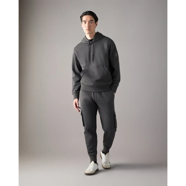 Moose Knuckles Hartsfield Cargo Joggers in Cement | Pants | Luxury Shoes 