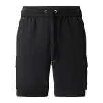 Moose Knuckles Hartsfield Cargo Shorts in Black | Luxury Shoes 