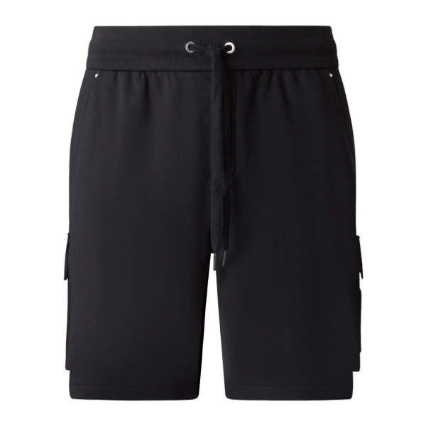 Moose Knuckles Hartsfield Cargo Shorts in Black | Luxury Shoes 
