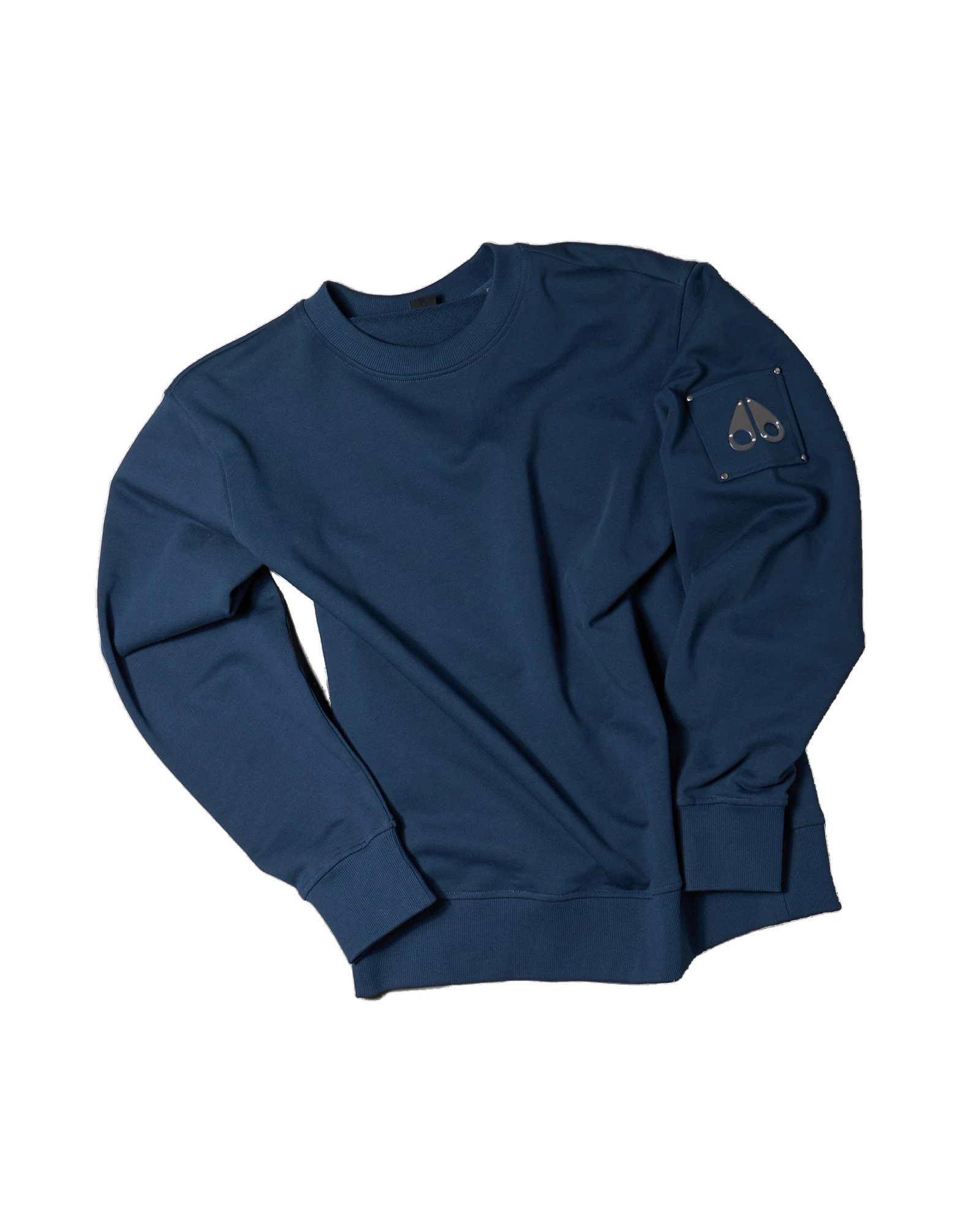 Moose Knuckles Hartsfield Crewneck Sweatshirt in Nightfall Moose Knuckles Hartsfield Crewneck Sweatshirt in Nightfall | Luxury Shoes