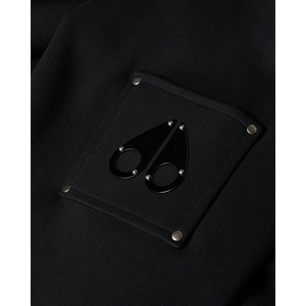 Moose Knuckles Hartsfield Hoodie in Black | Sweatshirts | Luxury Shoes 
