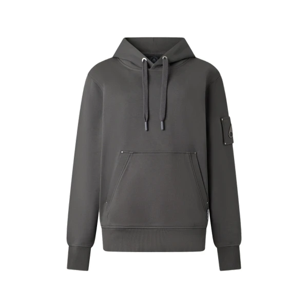 Moose Knuckles Hartsfield Hoodie in Cement | Luxury Shoes 