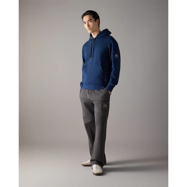 Moose Knuckles Hartsfield Hoodie in Nightfall | Sweatshirts | Luxury Shoes 
