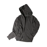 Moose Knuckles Hartsfield Zip-Up Hoodie in Cement | Luxury Shoes 