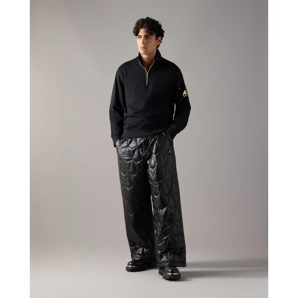 Moose Knuckles Iceberg Quilt Down Pants in Black | Pants | Luxury Shoes 