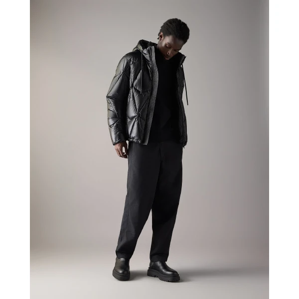 Moose Knuckles Iceberg Quilt Down Puffer in Black | Men Jackets | Luxury Shoes 
