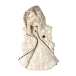 Moose Knuckles Iceberg Quilt Down Vest in Alabaster | Luxury Shoes 