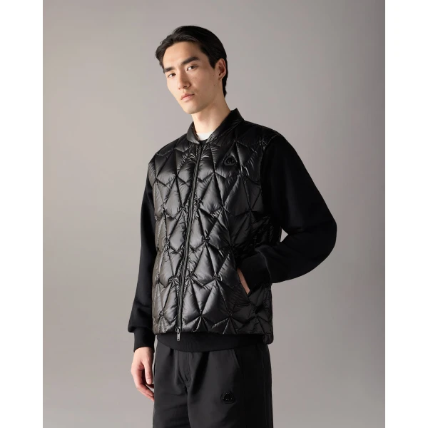 Moose Knuckles Iceberg Quilt Down Vest in Black | Men Jackets | Luxury Shoes 