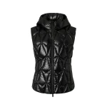 Moose Knuckles Iceberg Quilt Down Vest in Black | Luxury Shoes 