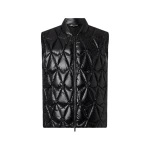 Moose Knuckles Iceberg Quilt Down Vest in Black | Luxury Shoes 