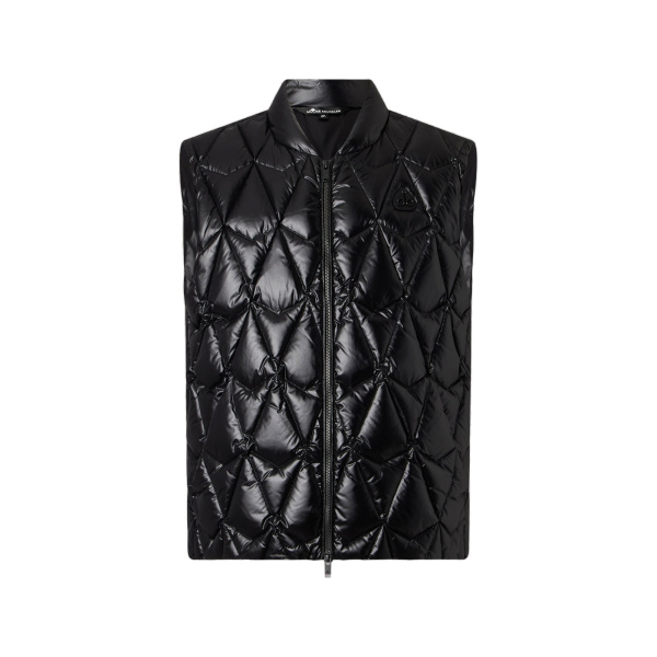 Moose Knuckles Iceberg Quilt Down Vest in Black