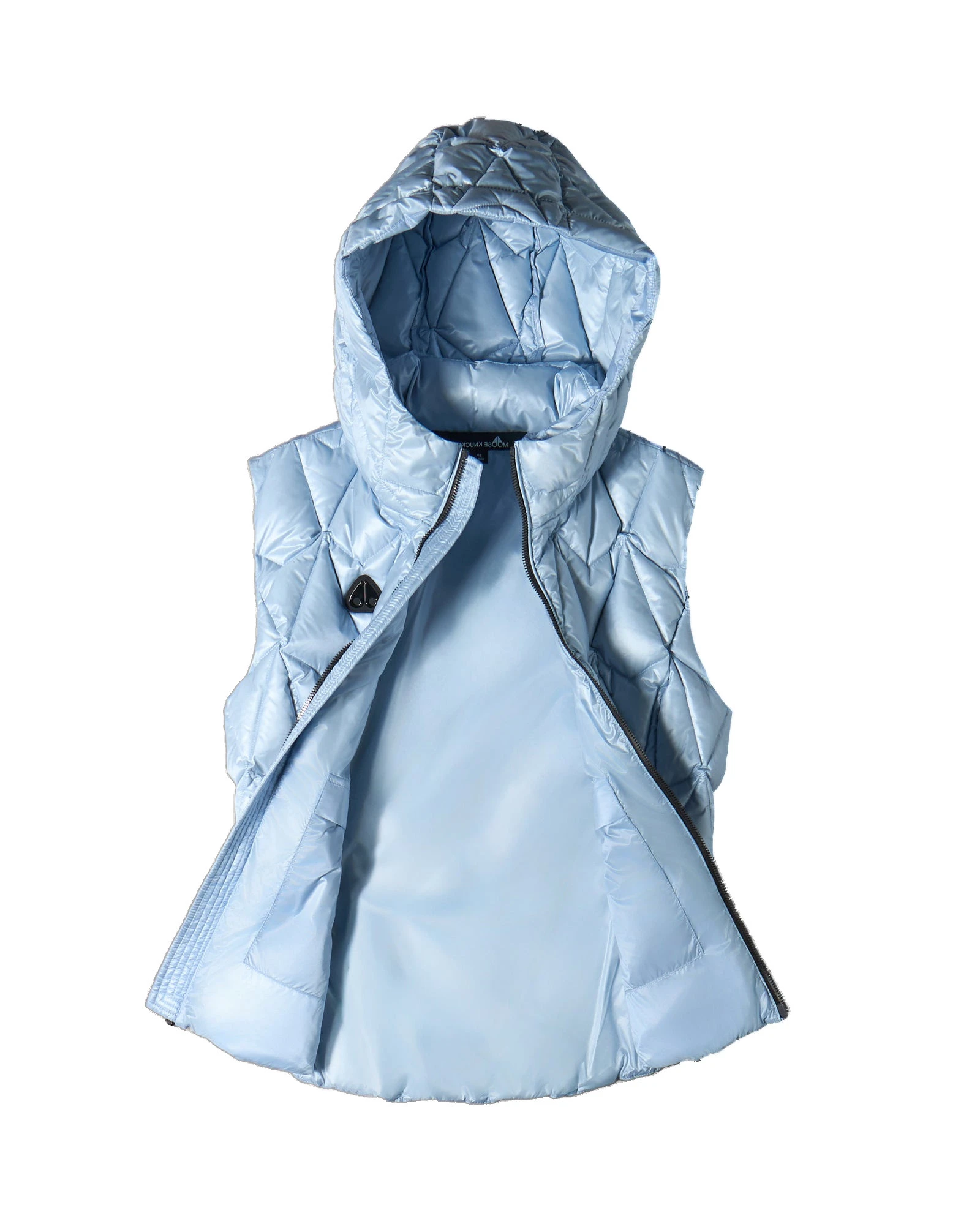 Moose Knuckles Iceberg Quilt Down Vest in Blue Ice Moose Knuckles Iceberg Quilt Down Vest in Blue Ice | Luxury Shoes