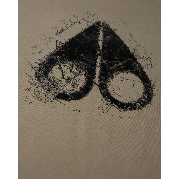 Moose Knuckles Icebreak Logo T-Shirt in Ashen | T-shirts & vests | Luxury Shoes 
