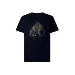 Moose Knuckles Icebreak Logo T-Shirt in Navy | Luxury Shoes 