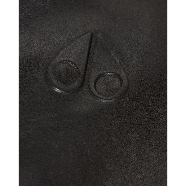 Moose Knuckles Jacques Leather Jacket in Black | Men Jackets | Luxury Shoes 