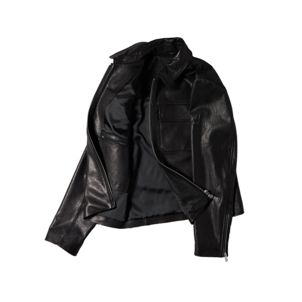 Moose Knuckles Jacques Leather Jacket in Black | Luxury Shoes 