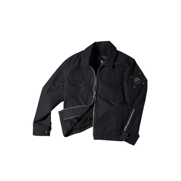 Moose Knuckles Jacques Shirt Jacket in Black | Luxury Shoes 