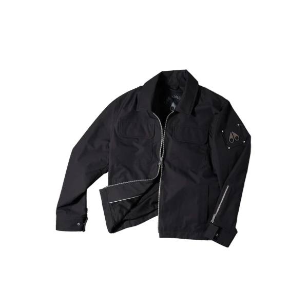 Moose Knuckles Jacques Shirt Jacket in Black | Luxury Shoes 