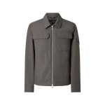 Moose Knuckles Jacques Shirt Jacket in Cement | Luxury Shoes 