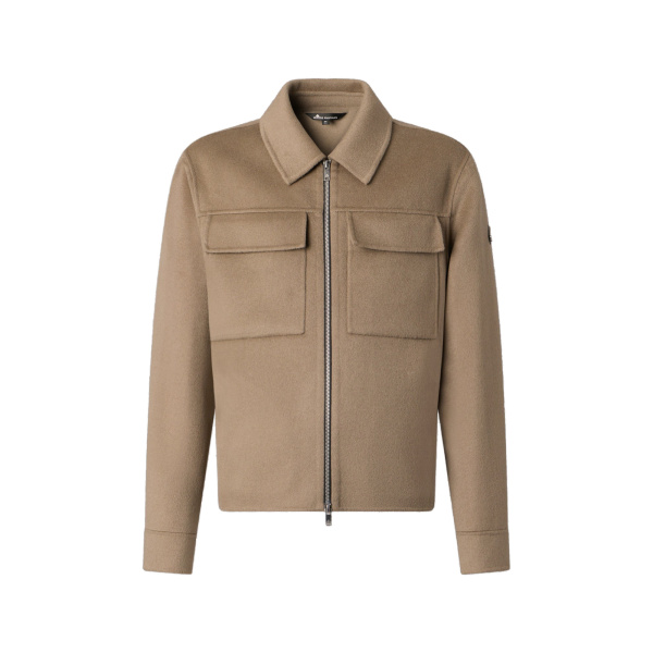 Moose Knuckles Jacques Wool Jacket in Ashen | Luxury Shoes 